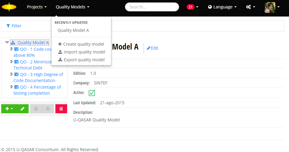 Quality Model: Defining a Quality Model